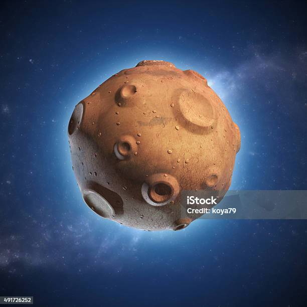 Meteor 3d Illustration Stock Photo - Download Image Now - Bumpy, Sphere, 2015