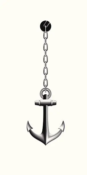 Vector illustration of Anchor