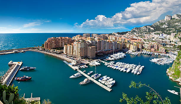 istock Panoramic view of Monte Carlo harbour 491726697