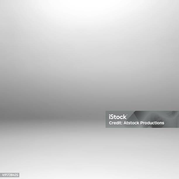 Gray Room Abstract Background Stock Photo - Download Image Now - Backgrounds, Abstract, Blank