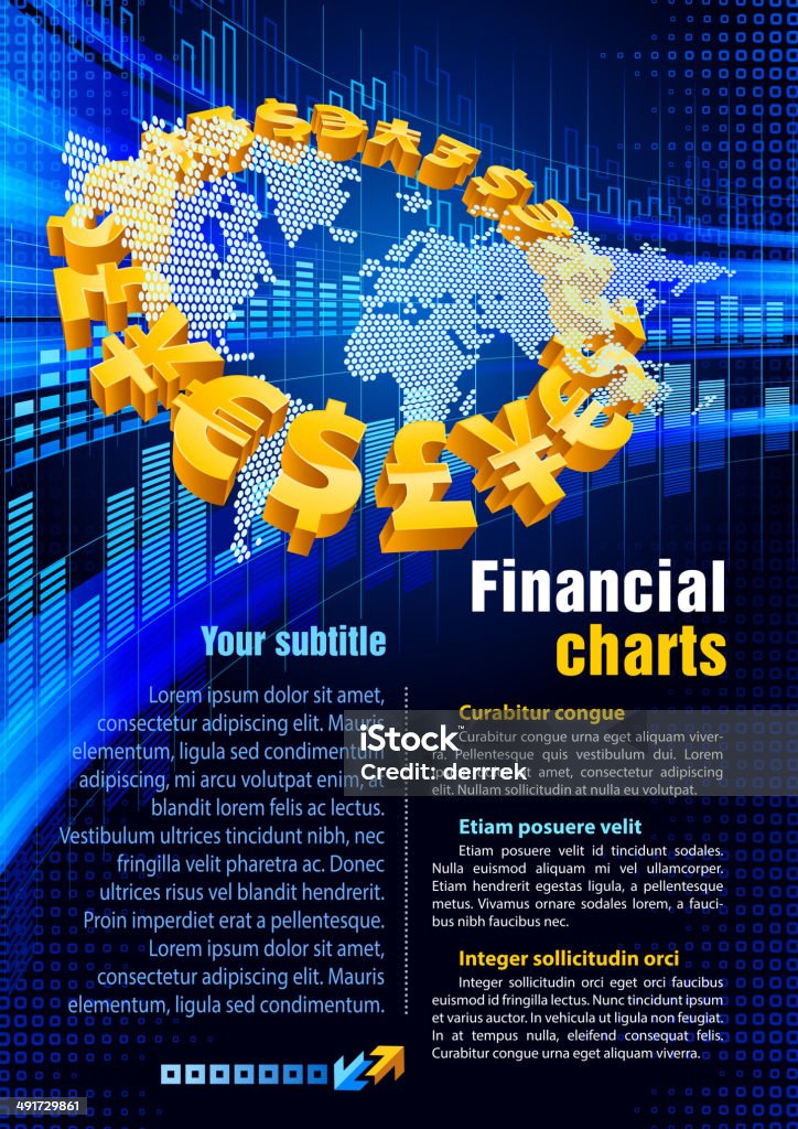 Tabele finansowych - Grafika wektorowa royalty-free (Afryka)