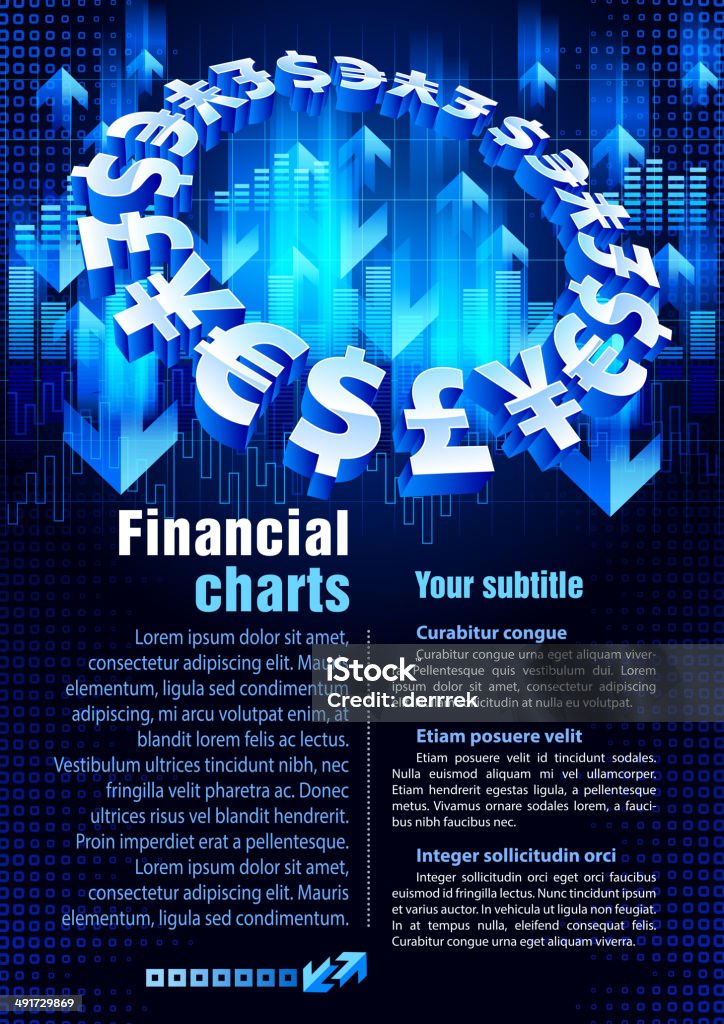 charts financieros - arte vectorial de Analizar libre de derechos