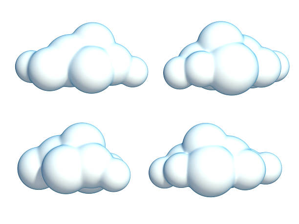 Ilustración De Dibujos Animados Nubes 3 Dígitos Foto de stock y más banco  de imágenes de Nube - Nube, Paisaje con nubes, Ilustración - iStock