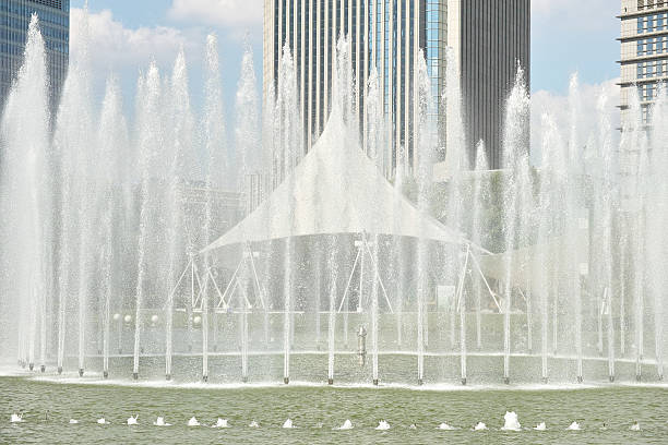 istock Fountain in Shanghai Lujiazui Park. 491732678