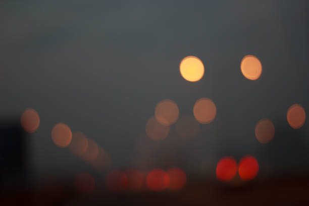 istock Abstract circular bokeh background of car light  on the road 491733025