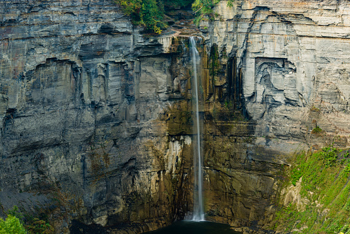 Waterfall at Taughannock Falls State Park in the Finger Lakes region of New York