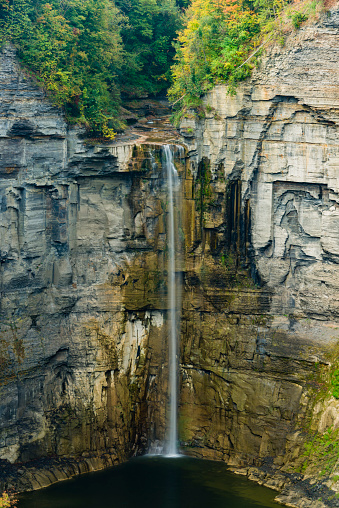 Waterfall at Taughannock Falls State Park in the Finger Lakes region of New York