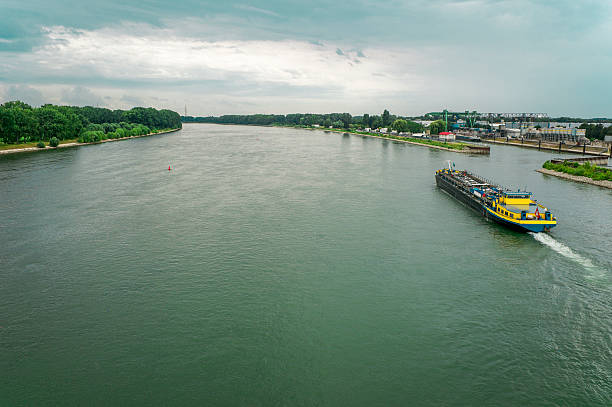 istock ship transportation at river rhein near worm germany 491751584