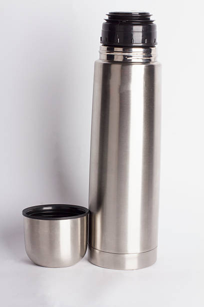 istock Thermos from stainless steel isolated on white 491760992