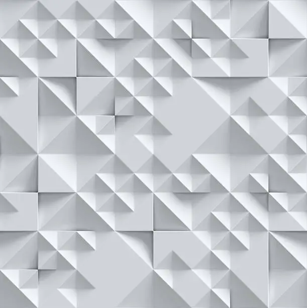 Photo of geometrical seamless 3d background