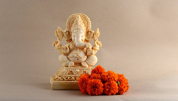 istock Hindu God Ganesha. Ganesha Idol on Background. 491761966