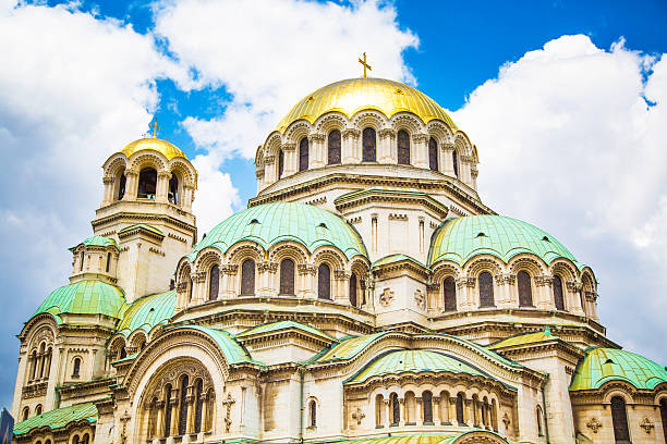 istock Architectural details of St. Alexander Nevski Cathedral in Sofia, Bulgaria 491762434