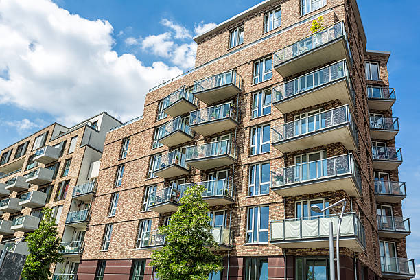 istock Luxury apartment houses 491764060
