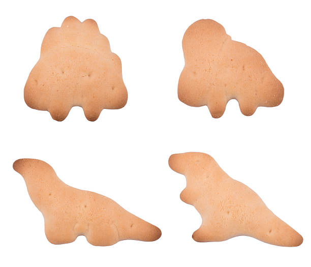 istock Cookies in the shape of dinosaurs 491766162