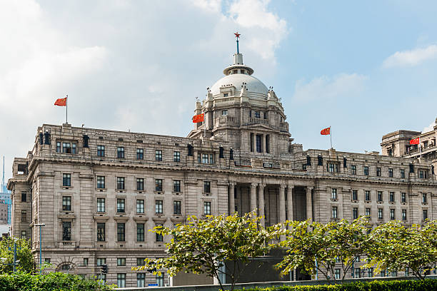 istock Shanghai Bund historical buildings,China 491766396