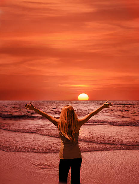 istock Happy women relaxing on the beach. 491766750