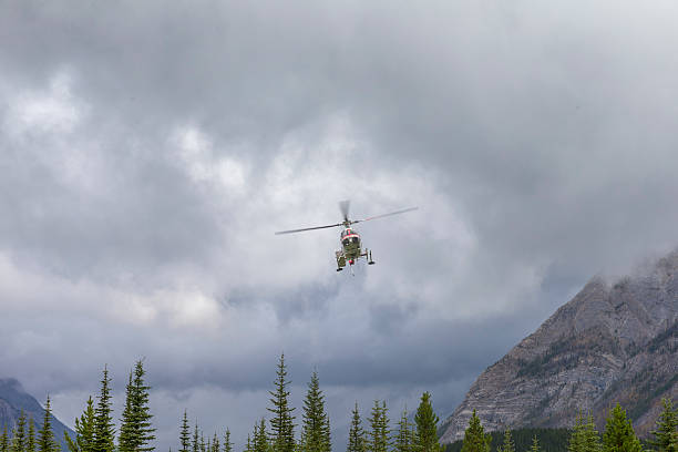 istock Helicopter in the air 491766866