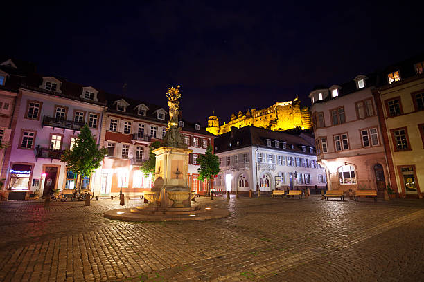 istock Inner Kornmarkt square during night with lights 491767266