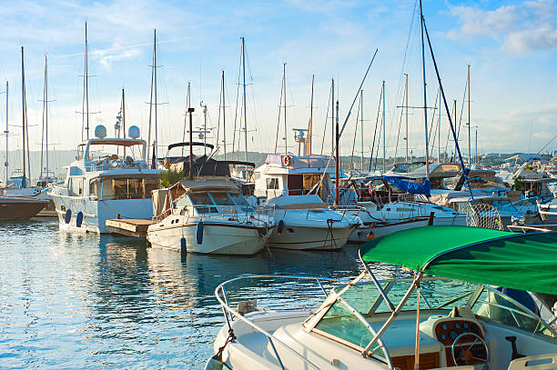 istock Cannes harbor, France 491767304