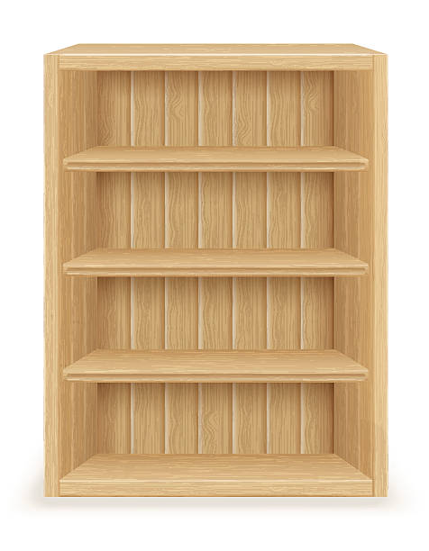 istock bookshelf furniture made of wood vector illustration 491773720