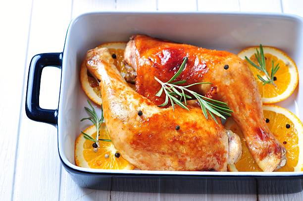 istock chicken leg roasted with olive oil, balsamic vinegar 491775308