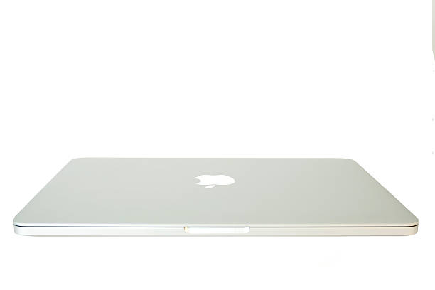 macbook pro - apple macintosh laptop computer isolated stock-fotos und bilder