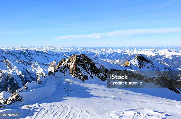 The Glacier Freedom At 3 000 Metres Skiing Resort Stock Photo - Download Image Now