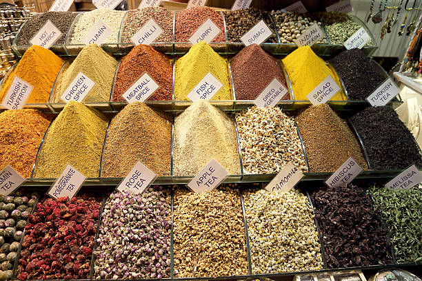 istock Herbs and Spices in Grand Bazaar Istanbul Turkey 491783077
