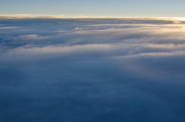 Cloudscape dawn stock photo