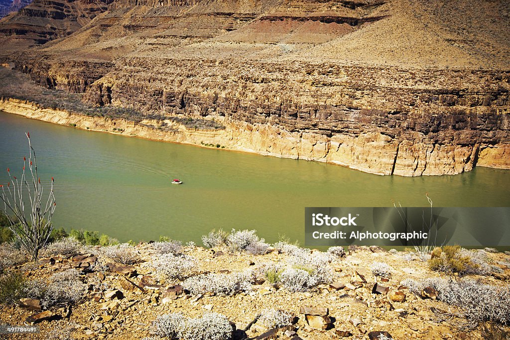Wzdłuż Grand canyon widok na Jezioro Mead - Zbiór zdjęć royalty-free (Ameryka Północna)