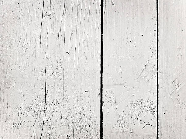 istock Wooden textured background painted in white colour 491786518