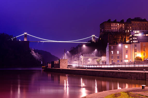 Puente colgante de Clifton en Bristol. - foto de stock