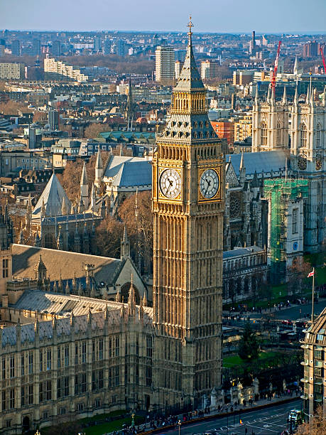 Big Ben Big Ben aerial view big ben stock pictures, royalty-free photos & images