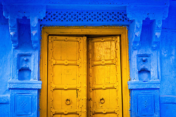istock yellow door in India 491787929