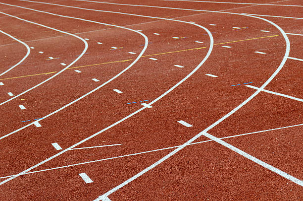 running track stock photo