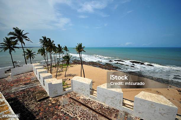 Ghana West Africa Elmina Castle Stock Photo - Download Image Now - Africa, Antique, Beach