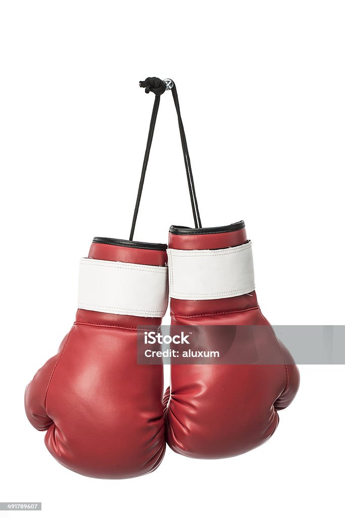 Gants de boxe rouges - Photo de Gant de boxe libre de droits