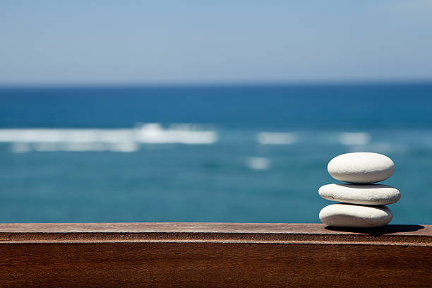 istock Stack of pebble stones at the beach 491791428