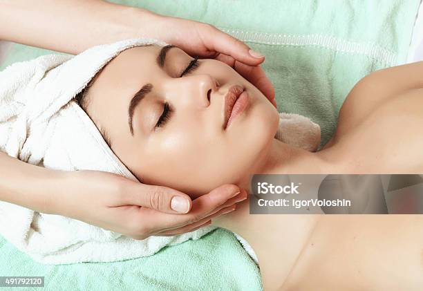 Anti Aging Facial Massage Stock Photo - Download Image Now - 2015, Achievement, Adult