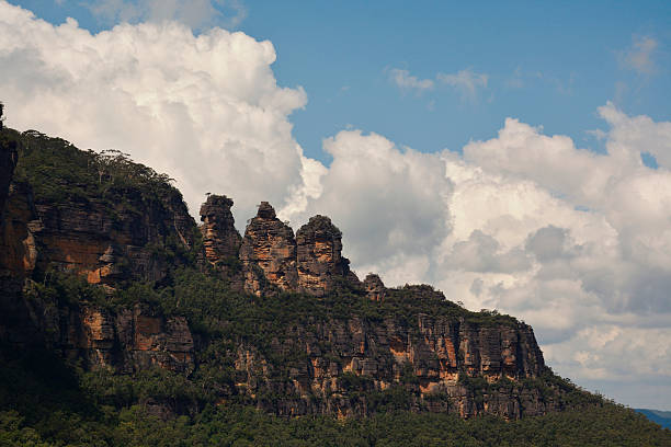 세 자매-시드니 - blue mountains australia sydney australia new south wales 뉴스 사진 이미지