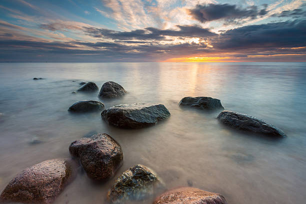 istock Rocky Baltic sea shore 491801994