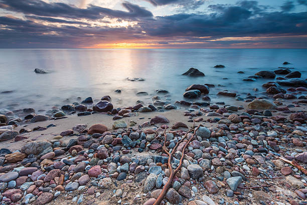 istock Rocky Baltic sea shore 491802026