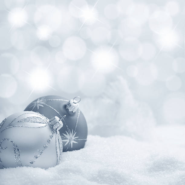 istock Christmas balls on snow 491805332