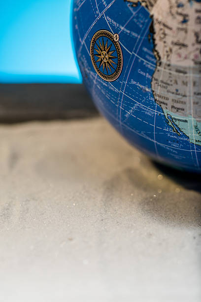 istock Drought California - Concept - Globe and Sand 491805876