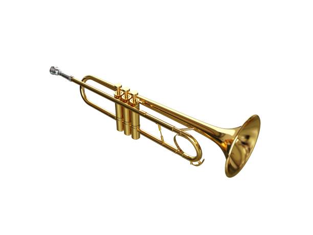 トランペット - jazz music trumpet valve ストックフォトと画像