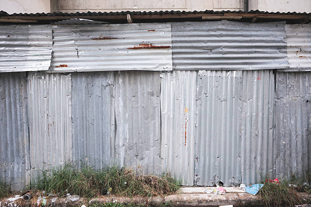 istock galvanized iron house in slum thailand. 491815280