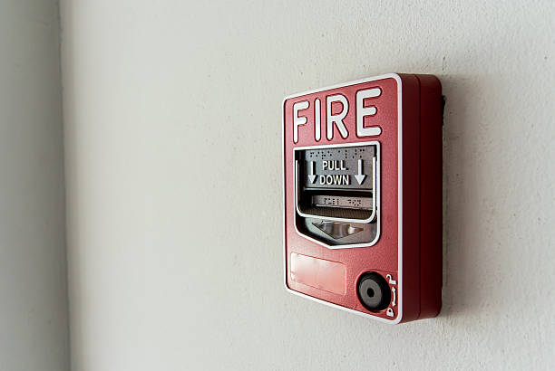 istock Fire Alarm near door fire 491823646