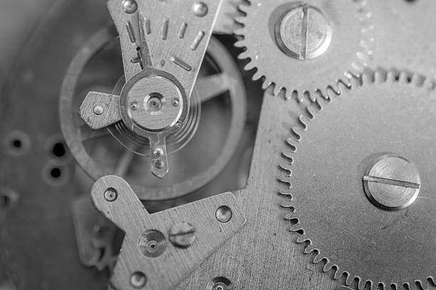 istock Closeup Macro of Clock Mechanism 491823662