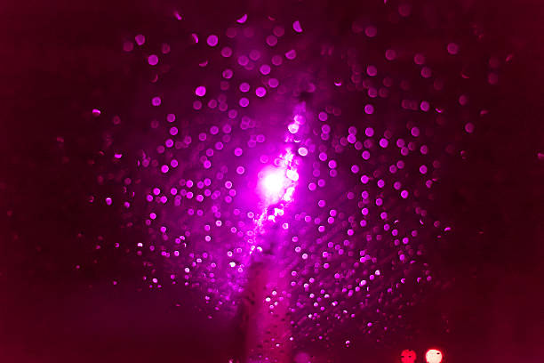 istock Pink ray bokeh glitter defocused lights abstract 491826494
