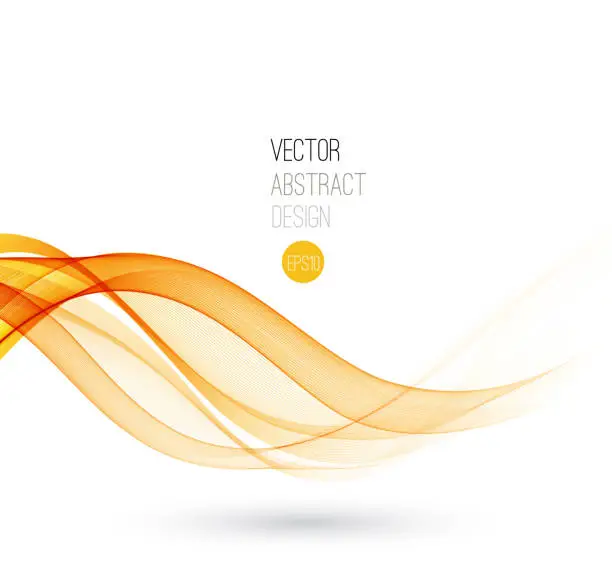 Vector illustration of vector Orange background